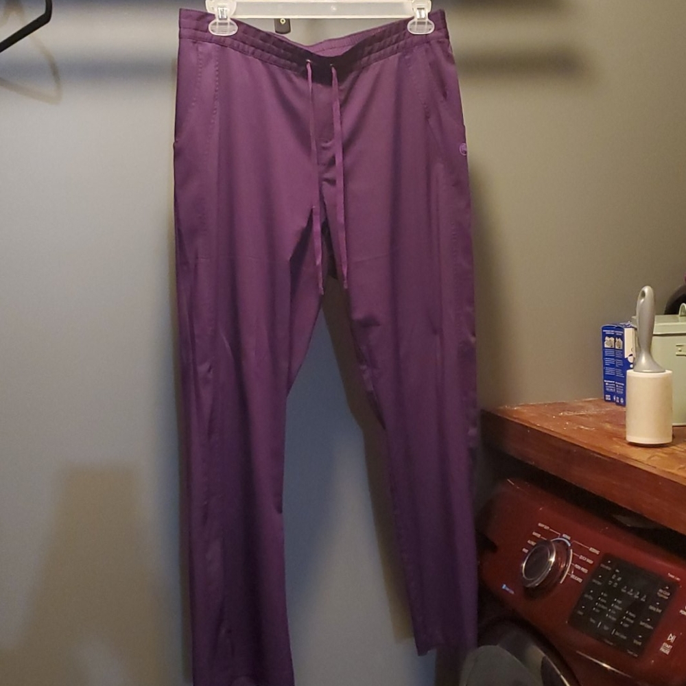 Healing Hands Purple Label Plum Scrub Pants